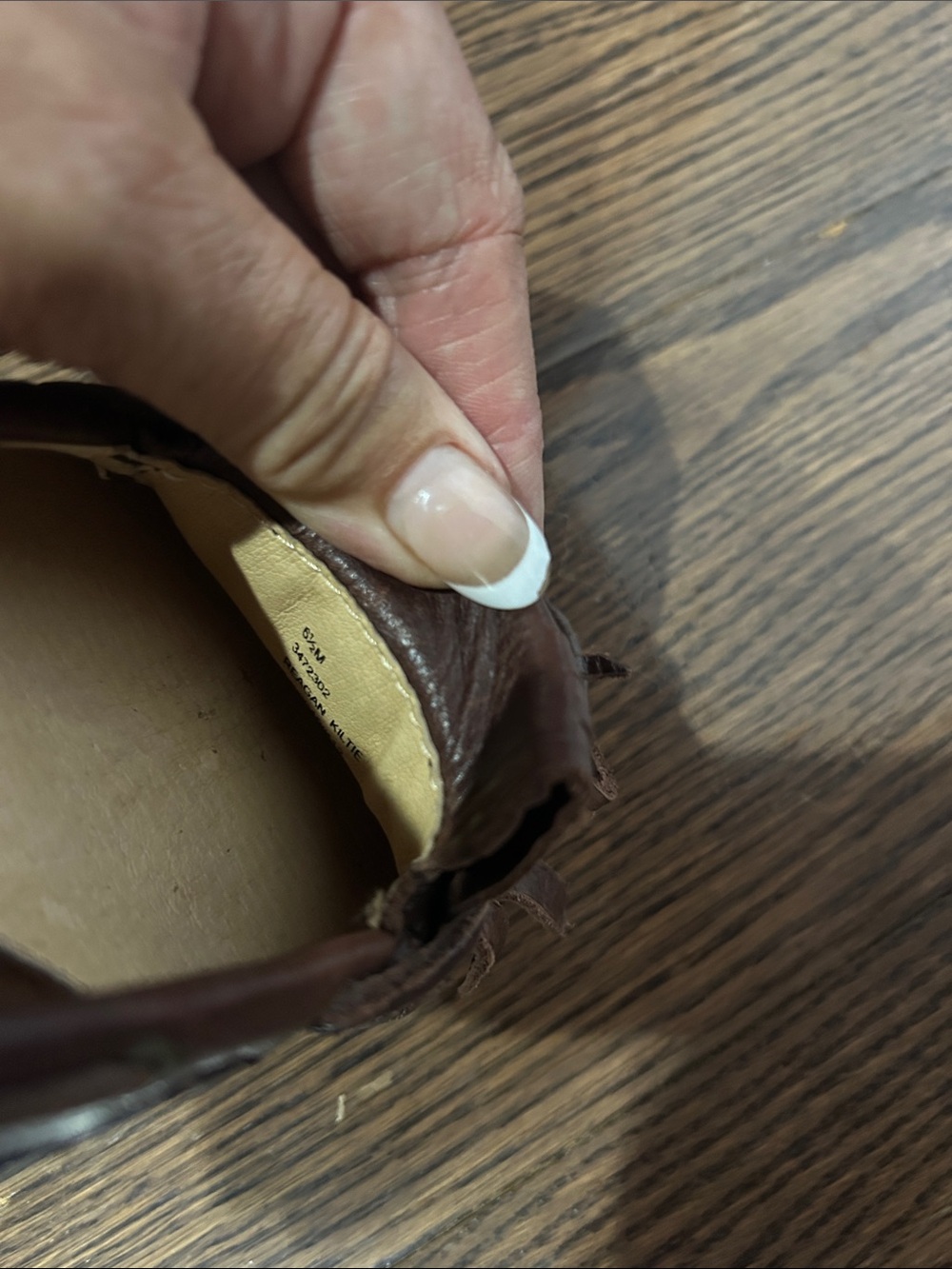 Frye Brown Leather Regina Moccasin flat loafer shoes6.5 - Picture 7 of 7